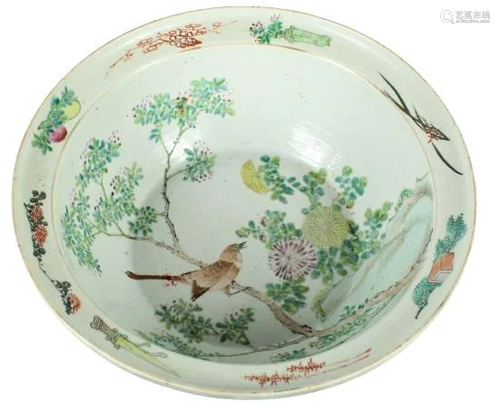 Large Chinese Porcelain Bowl