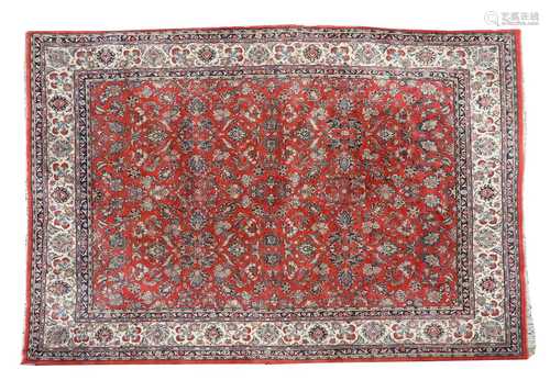 A Persian Sarouk carpet,