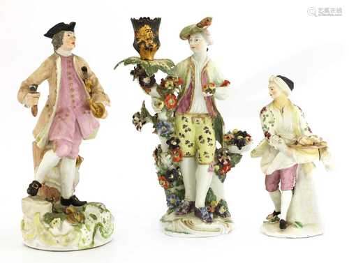 A Bow porcelain figure of a cook,