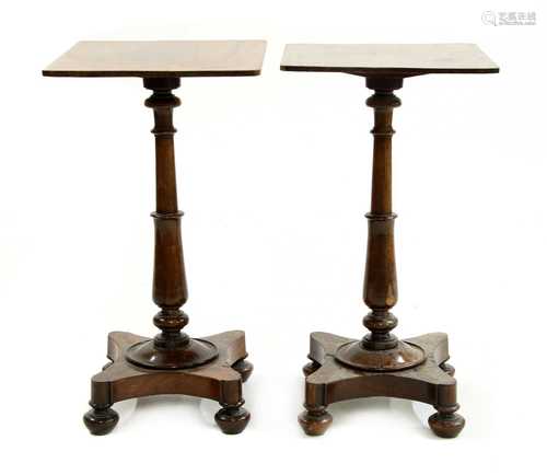 A pair of lamp tables,