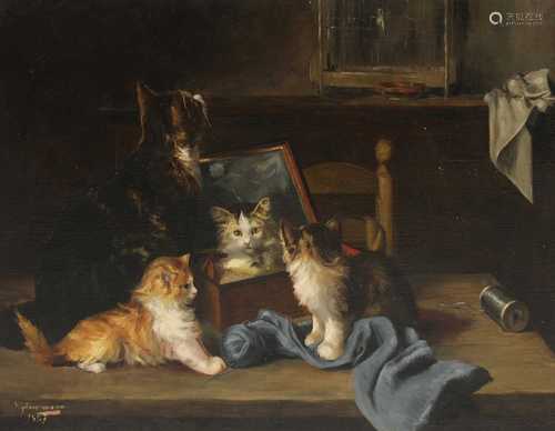 Circle of Henriette Ronner-Knip (Dutch/Belgian, 1821-1909)