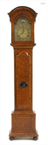 A marquetry longcase clock,