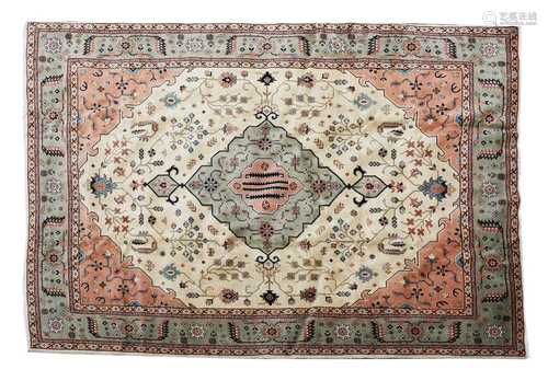 A Persian Heriz carpet,