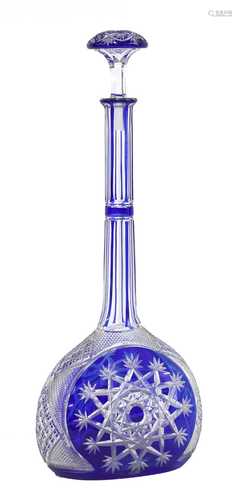 A Baccarat Tsar pattern decanter,