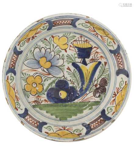 A Dutch Delft dish,