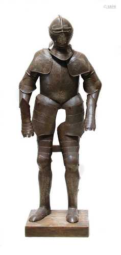 A German suit of armour,