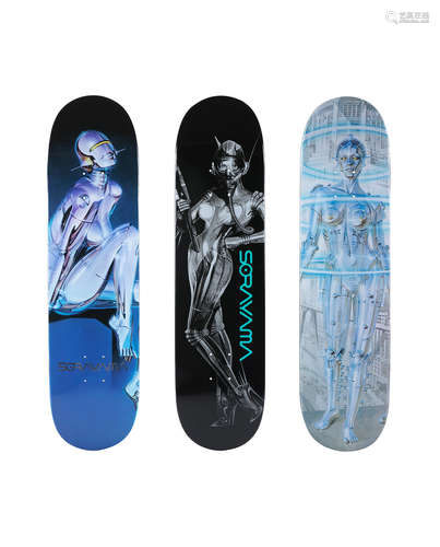 HAJIME SORAYAMA  Deck Set of 3   MEDIUM: Wood