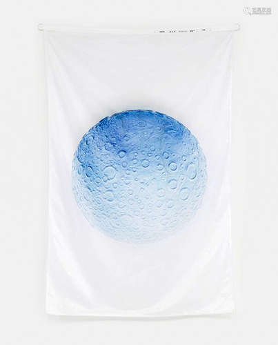 DANIEL ARSHAM  Moon Flag  Numbered in an edition of 100   MEDIUM: Nylon