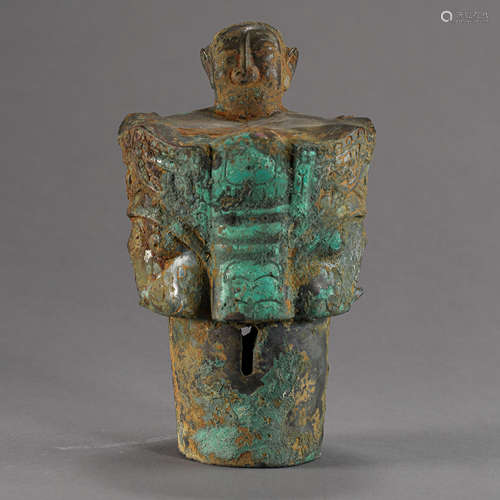 HAN DYNASTY, CHINESE BRONZE DECORATION IN CARRIAGE