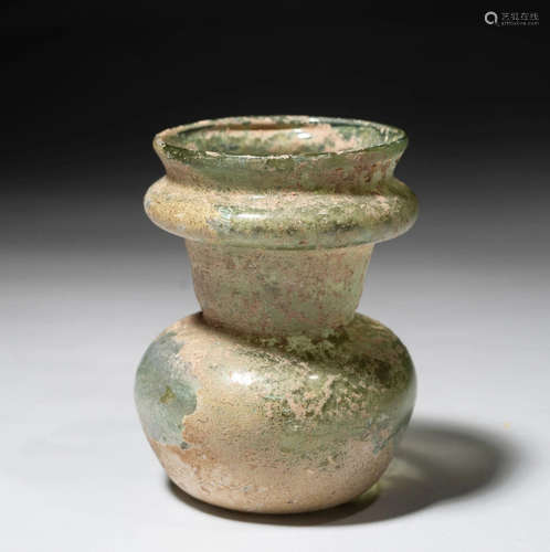 CHINA TANG DYNASTY GLAZED SLAG BUCKET