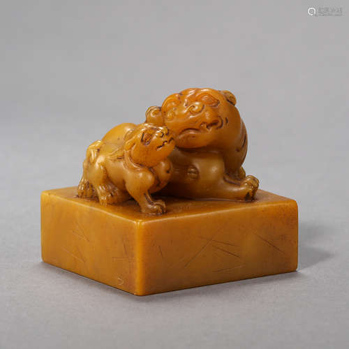 QING DYNASTY, SEAL OF TIAN HUANG STONE