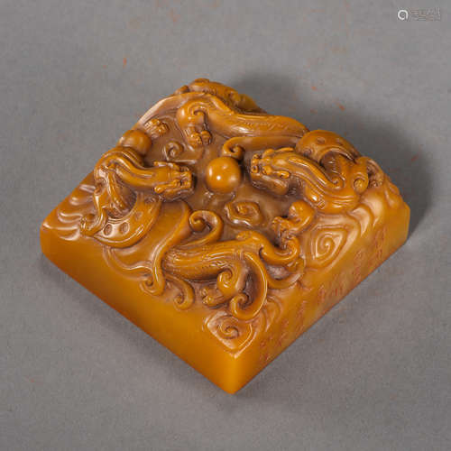 QING DYNASTY, SEAL OF TIAN HUANG STONE