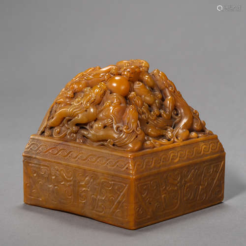 QING DYNASTY, SEAL OF TIAN HUANG STONE