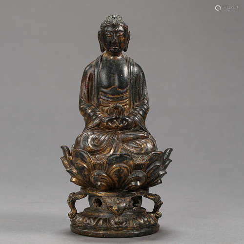 LIAO DYNASTY, BRONZE BUDDHA STATUE