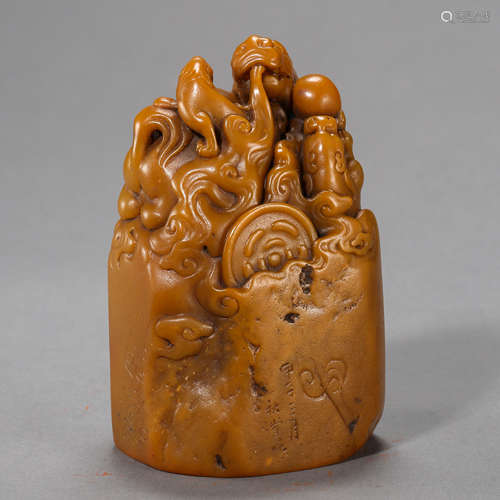 ANCIENT CHINESE TIANHUANG STONE SEAL