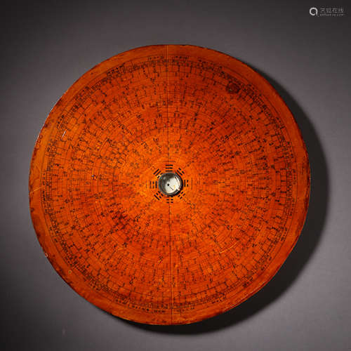 CHINESE QING DYNASTY COMPASS