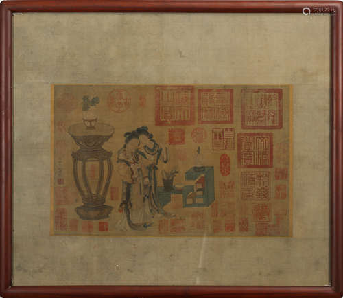 ANCIENT CHINESE PAINTING, LADYS