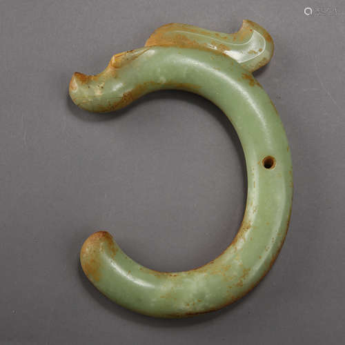 RED MOUNTAIN CULTURE, C-SHAPED JADE DRAGON