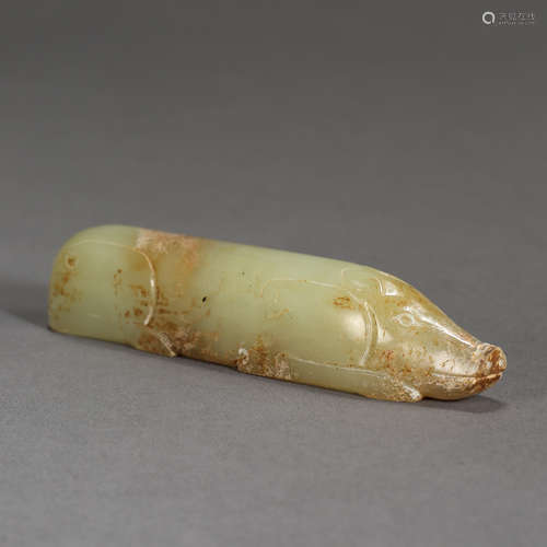 HAN DYNASTY, CHINESE HETIAN JADE PIG