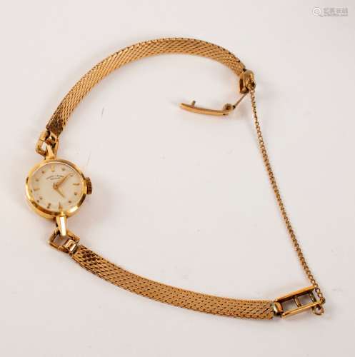 A lady's 9ct gold cased cocktail watch by Favre-Leuba, Geneve, gross weight approximately 12.