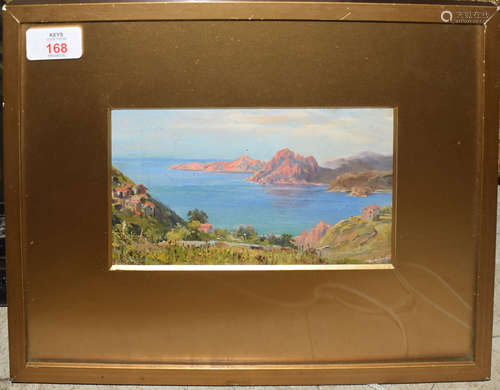 James Williamson (19th/20th century), Italian views, two oils on board, both initialled and dated