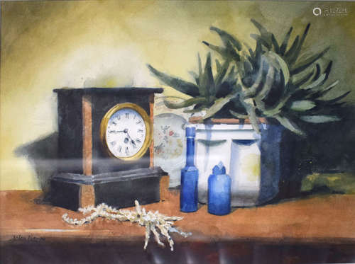 John Livzey (20th century) Still Life study, watercolour, signed lower left, 30 x 40cm