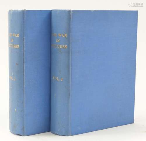 Military interest The War in Pictures World War II volumes I and II : For Condition Reports Please