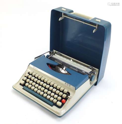 Imperial 203 typewriter with case : For Condition Reports Please Visit Our Website, Updated Daily