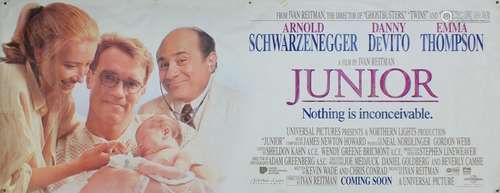 Junior linen film poster, 304cm x 119cm : For Condition Reports Please Visit Our Website, Updated