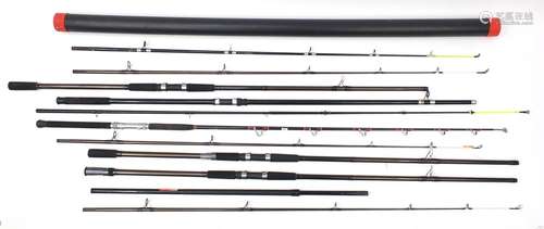 Group of fresh water and sea fishing rods : For Condition Reports Please Visit Our Website,