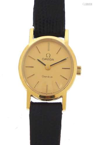 Ladies gold plated Omega Genève wristwatch : For Condition Reports Please Visit Our Website, Updated