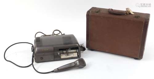 Timemaster electronic Dictaphone dictating machine with carrying case : For Condition Reports Please