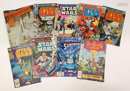 Star Wars Marvel, Superman and Gerry Anderson's Thunderbirds are Go comics : For Condition Reports