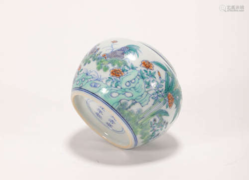 pastel porcelain from Qing清代斗彩
瓷罐