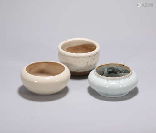celadon ceramic from Qing清代青瓷小罐一组