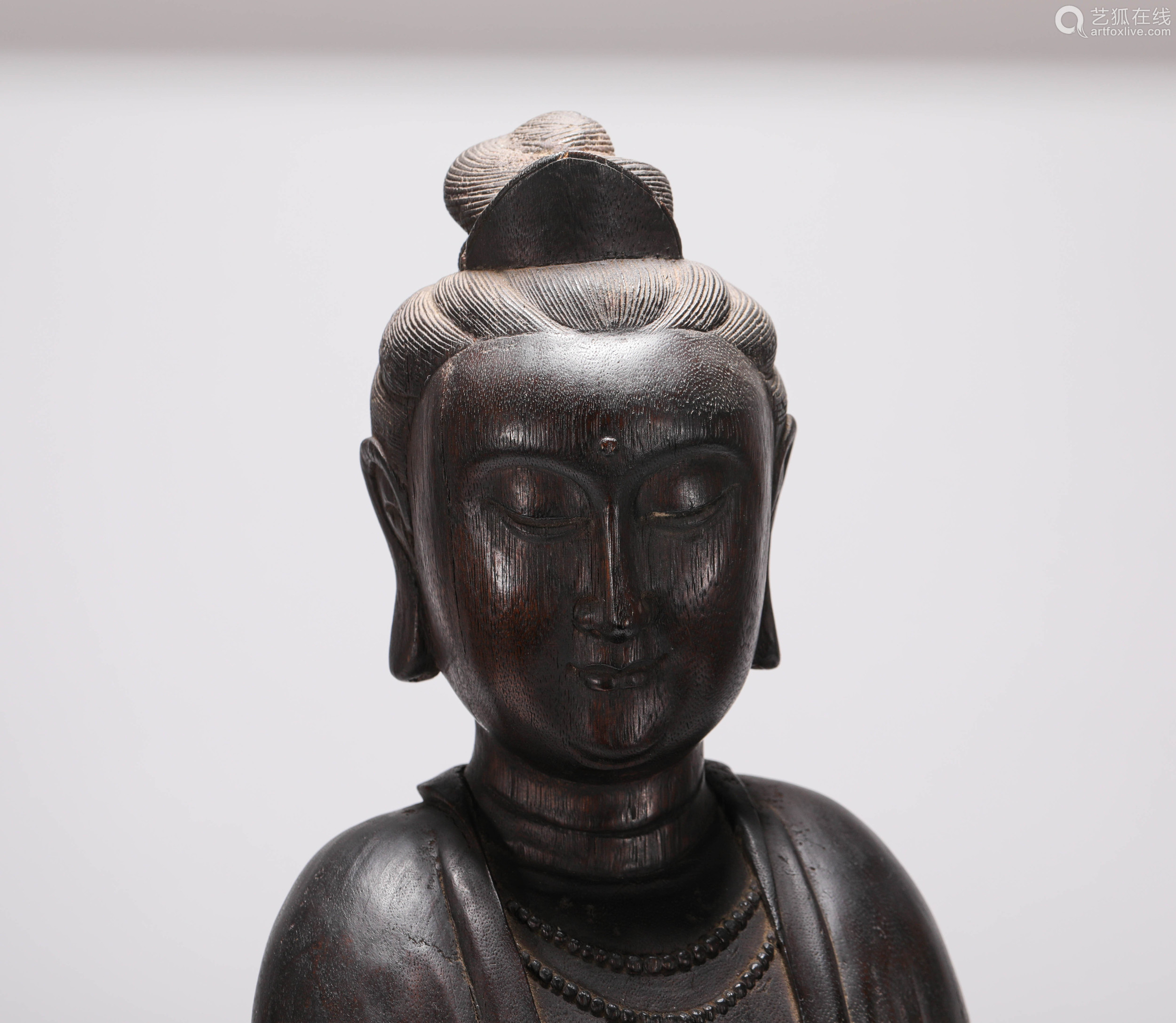 agarwood in the qing dynasty statue of guanyin buddha清代沉香木