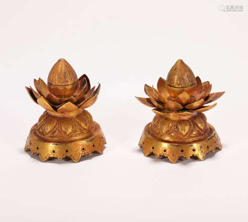 Liao Dynasty Copper Gilt Relic辽代铜鎏金舍利盏