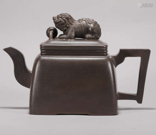 Clay teapot of the Qing Dynasty清代紫砂壶