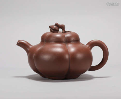 Clay tea pot from Qing清代紫砂壶