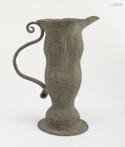 AN ASIAN IRON PITCHER 20TH CENTURY.