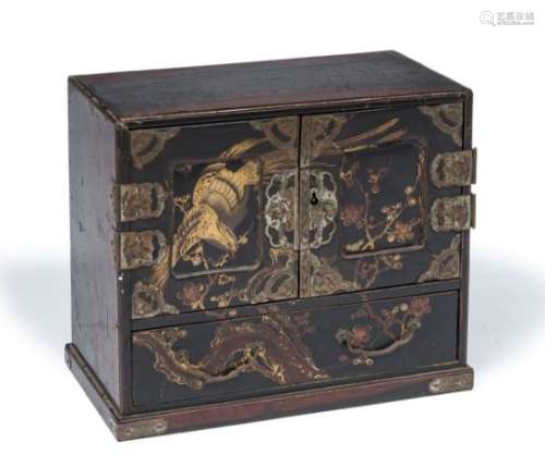 A CHINESE MINIATURE CABINET 20TH CENTURY