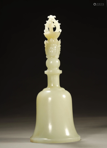 A WHITE JADE BELL
