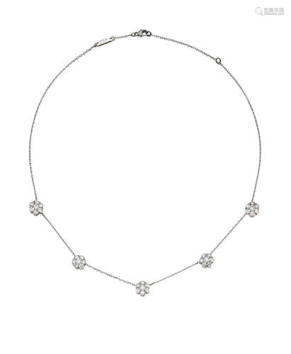 A DIAMOND NECKLACE, VAN CLEEF & ARPELS