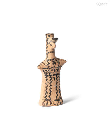 A Boeotian terracotta figure of a goddess