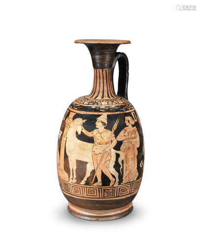 A large Campanian red-figure lekythos