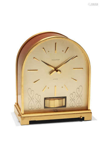 Jaeger-LeCoultre | Atmos Borne,  A Rare Gilt Brass Atmos Clock, Circa 1966