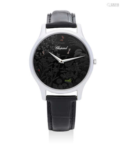 Chopard | L.U.C XP Urushi, A Very Fine And Rare White Gold Wristwatch with Japanese Lacquer Dial, Circa 2011