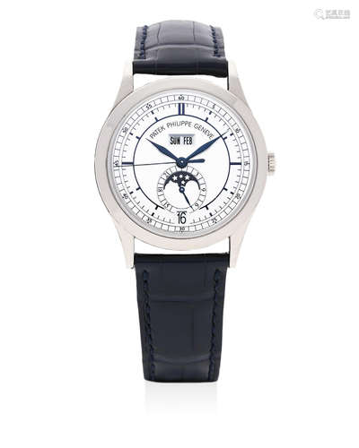 Patek Philippe | Ref.5396G, A White Gold Annual Calendar Wristwatch, Circa 2008