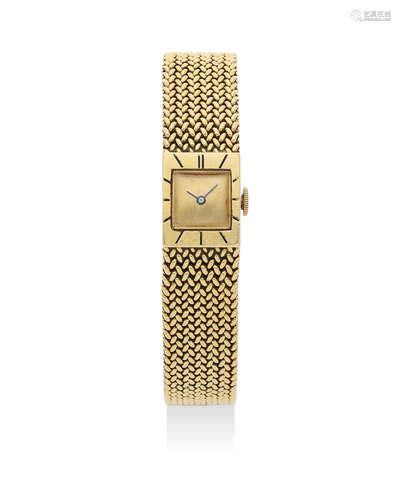 Vacheron Constantin. A Yellow Gold Bracelet Watch, 1962