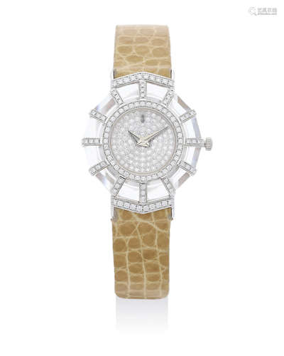 Corum | A Lady's White Gold and Diamond-Set Wristwatch, Circa 1995